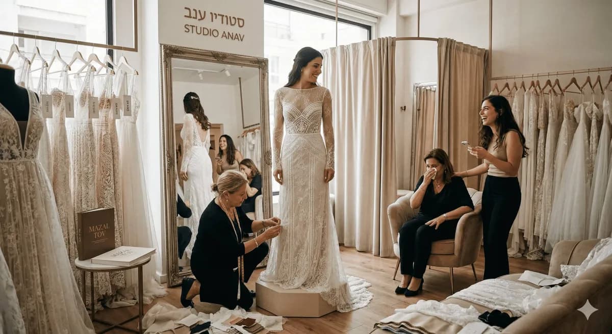 בחירת שמלת כלה בישראל: המדריך המלא 2026
